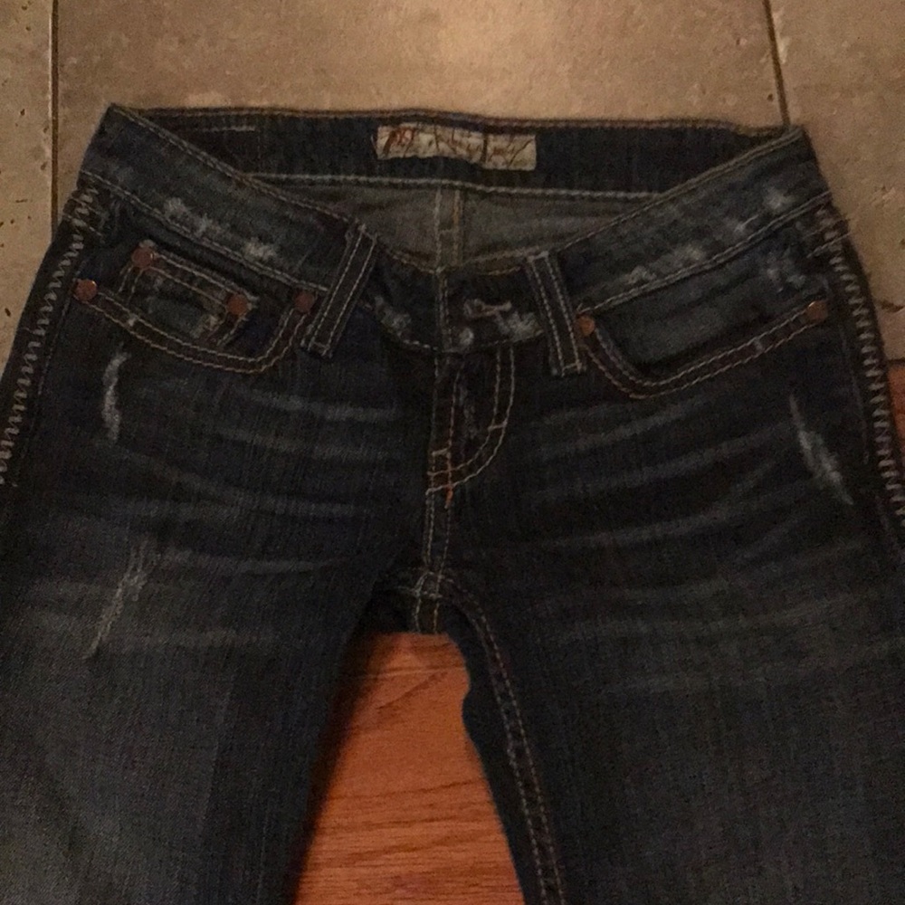 BKE short boot cut jeans